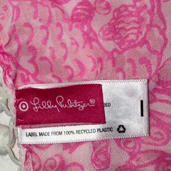 Lilly Pullitzer x Target See Ya Later Pom Pom Scarf - Picture 7 of 9